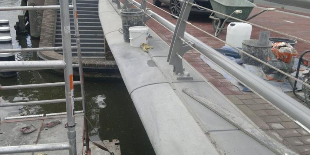 Betonreparatie brug - Zaandam