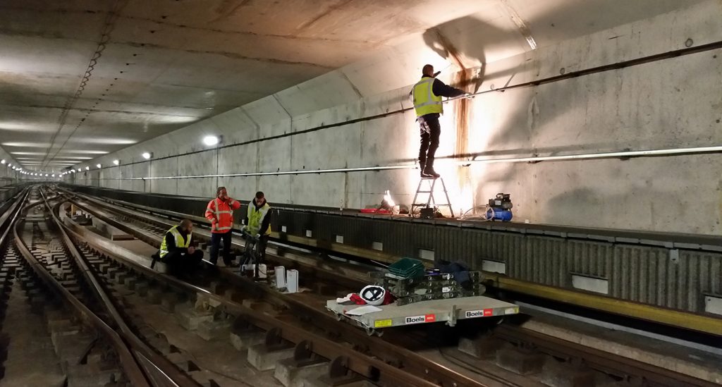 Injecteren metrotunnel - Schiedam