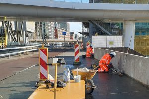 Reparatie busplatform Den Haag