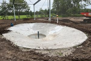 Betonnen waterpoelen voor grote katachtigen