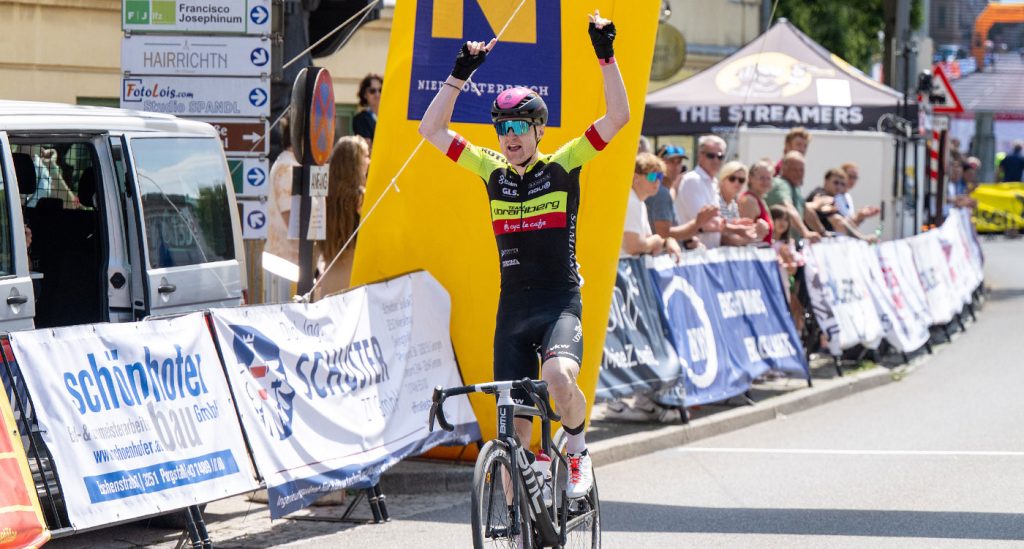 Colin Stüssi wins Austrian Cycling League race in Purgstall - Felix Stehli third - Team Vorarlberg also wins team classification